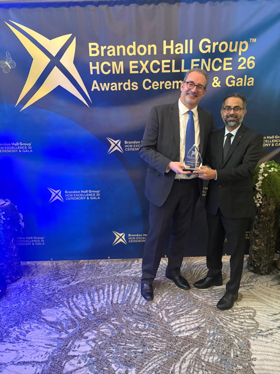 Award ceremony at Brandon Hall HCM Excellence 26 Gala