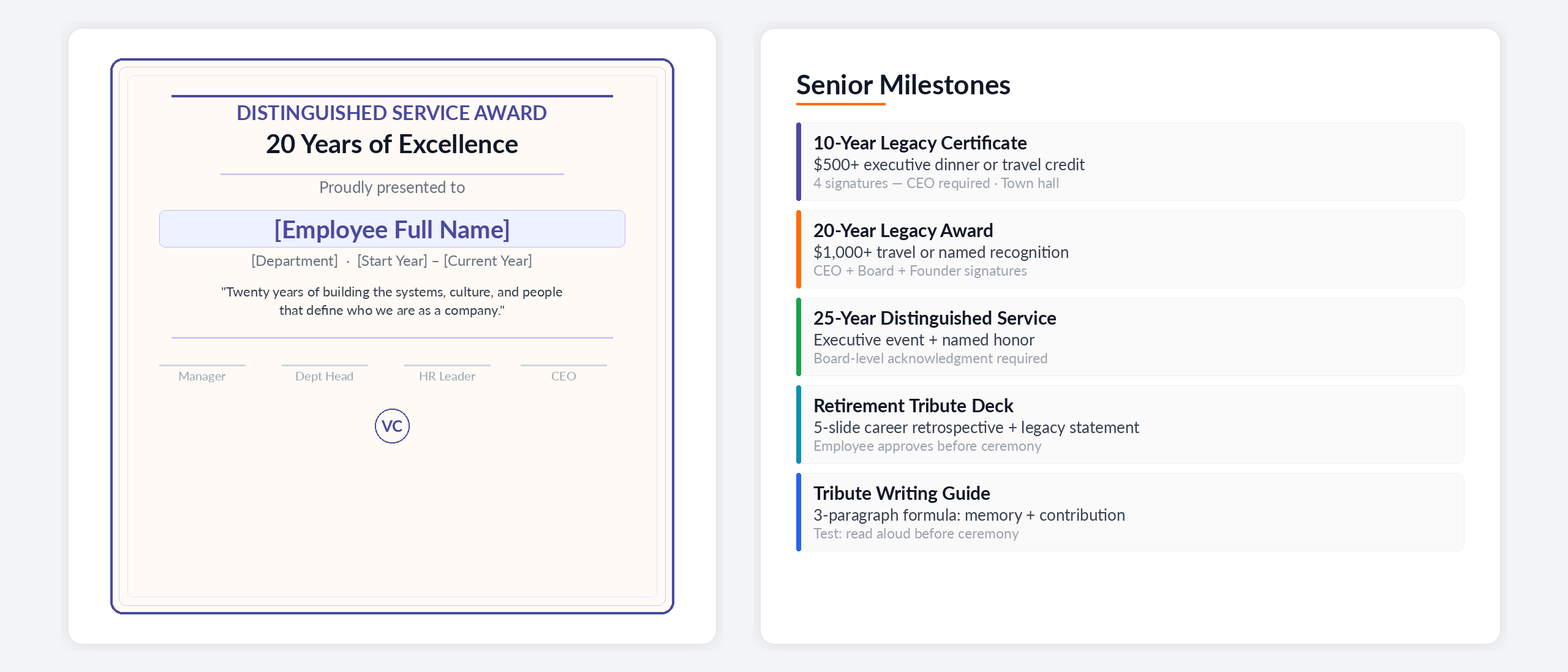 Senior Recognition Template — free download preview